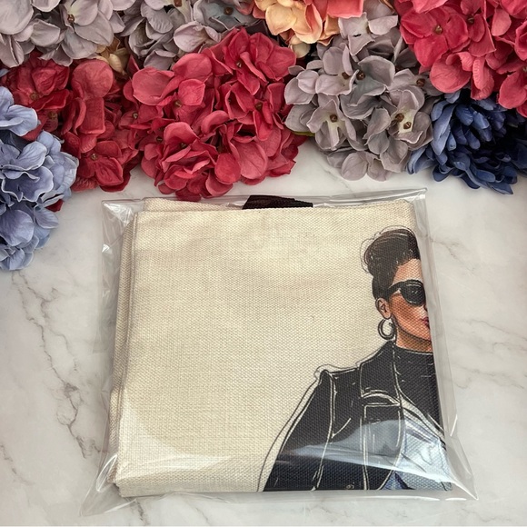 Eco-Friendly High Fashion Strong Woman Folding Tote Bag - Picture 14 of 15